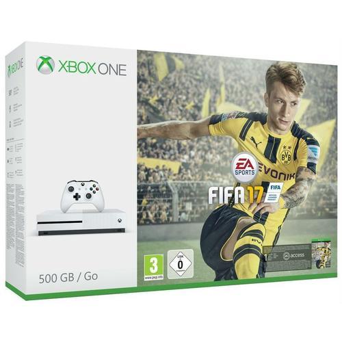 Xbox One S 500go + Fifa 17 En Téléchargement