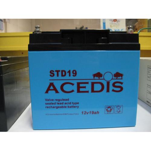 Acedis STD19 Batterie au Plomb étanche 12V 19Ah rechargeable
