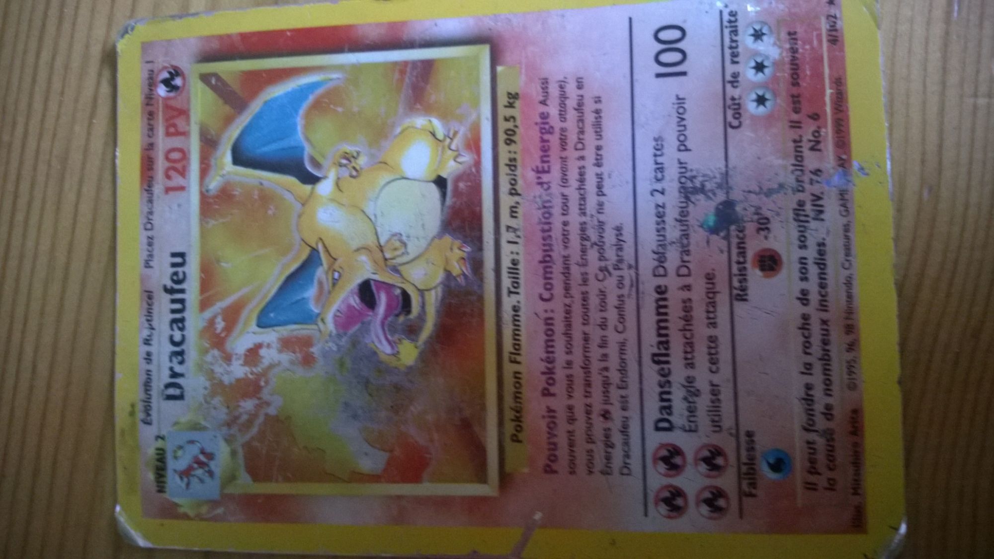 Vend Carte Pokemon Dracaufeu Version 1 1995 Rakuten