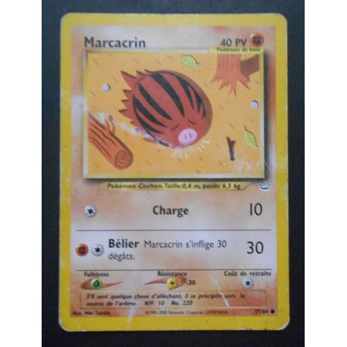 Marcacrin 57/64 Set Neo Revelation Fr