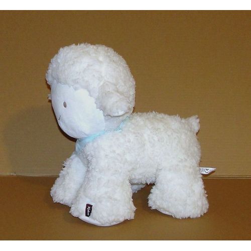 Agneau Mouton Bandana Bleu Pastel Tous Doux  Doudou Grand Modele Kaloo