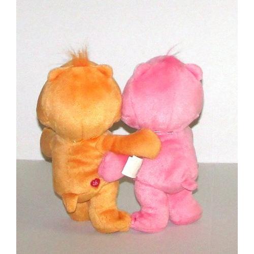 Peluche BISOUNOURS rouge 2 coeurs - Always There Bear - H 22 cm