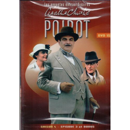 Dvd Les Enquêtes Extraordinaires D'agatha Christie Poirot Dvd 15 Saison 4
