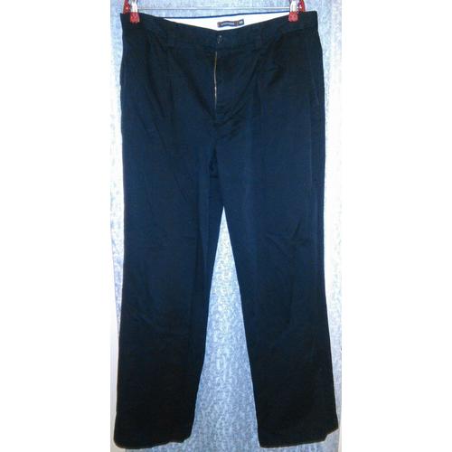 Pantalon De Travail Dockers Coupe Droite Coton 42 Noir (33/32)
