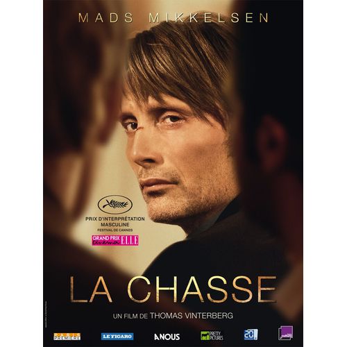 La Chasse/ Jagten  - Véritable Affiche De Cinéma Pliée - Format 120x160 Cm - De Thomas Vinterberg Avec Mads Mikkelsen, Thomas Bo Larsen,  Annika Wedderkopp, Anne Louise Hassing - 2012