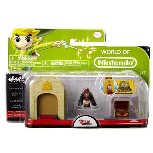 Figurine Zelda - World Of Nintendo - Ganondorf + Hyrule Castle