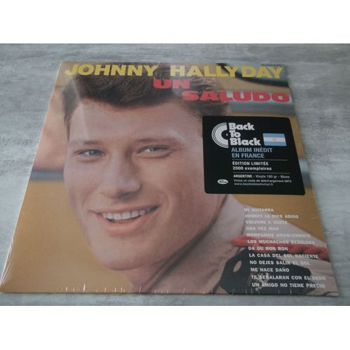 Johnny Hallyday Un Saludo Argentine Vinyle-