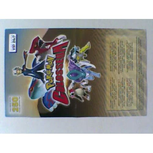 Carte Vip Club Nintendo Grattée Pokemon Colosseum Gamecube