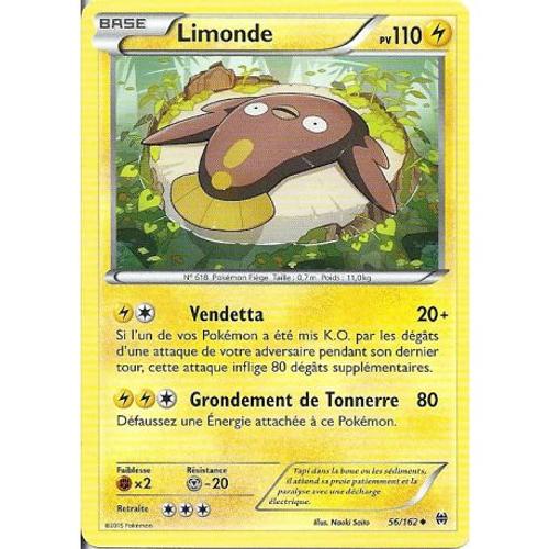 Carte Pokemon - Limonde - Pv 110 - 56/162 - Peu Commune - Vf