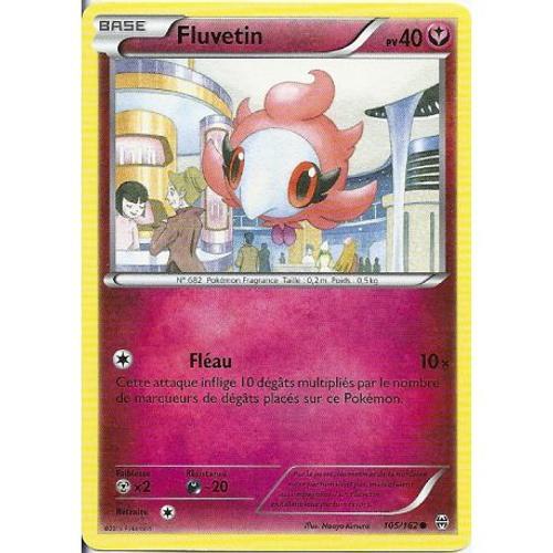 Carte Pokemon - Fluvetin - Pv 40 - 105/162 - Commune - Vf