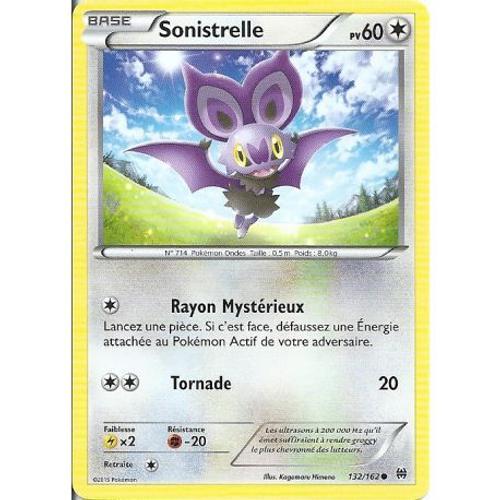 Carte Pokemon - Sonistrelle - Pv 60 - 132/162 - Commune - Vf