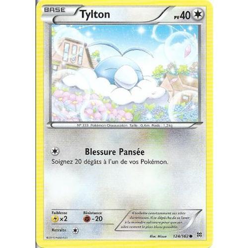 Carte Pokemon - Tylton - Pv 40 - 124/162 - Commune - Vf