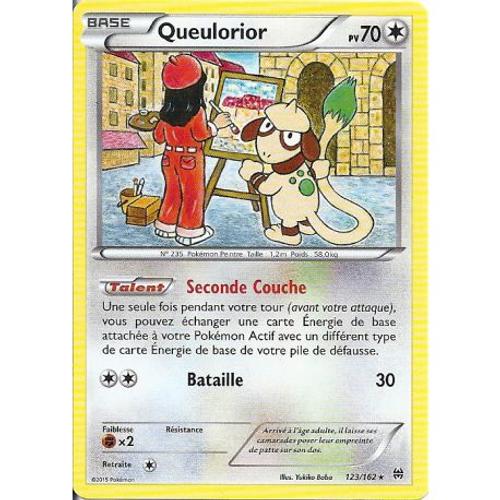 Carte Pokemon - Queulorior - Pv 70 - 123/162 - Rare - Vf