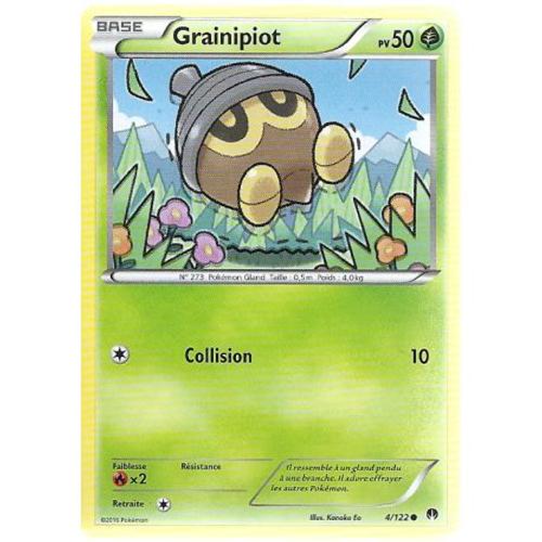 Carte Pokemon - Grainipiot - Pv 50 - 4/122 - Commune - Vf