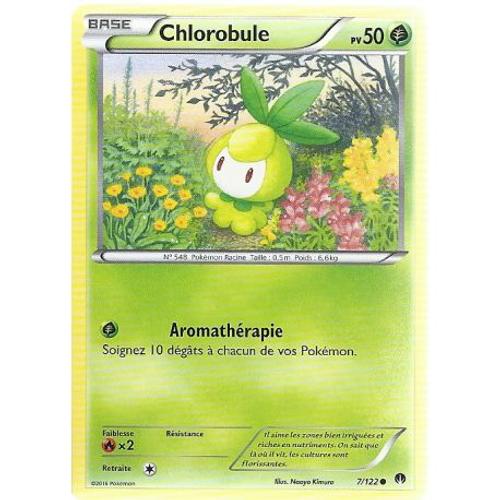 Carte Pokemon - Chlorobule - Pv 50 - 7/122 - Commune - Vf