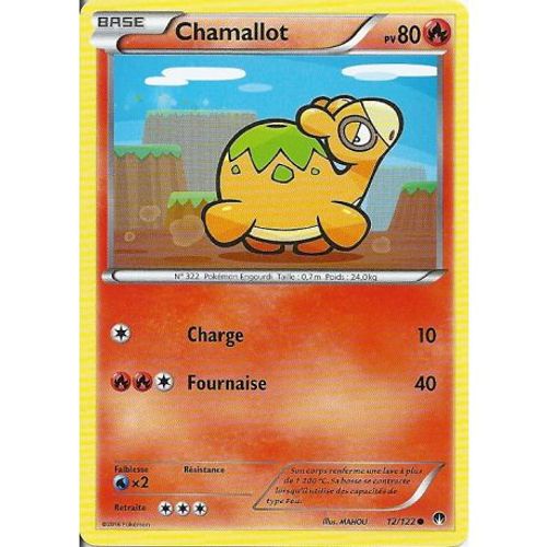 Carte Pokemon - Chamallot - Pv 80 - 12/122 - Commune - Vf