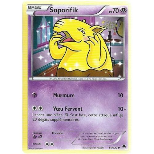 Carte Pokemon - Soporifik - Pv 70 - 50/122 - Commune - Vf