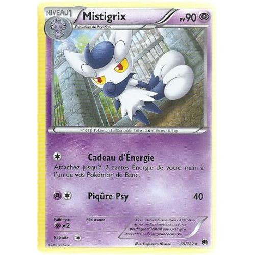 Carte Pokemon - Mistigrix - Pv 90 - 59/122 - Rare - Vf