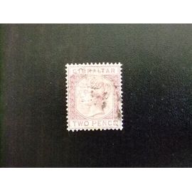 Gibraltar 1886 - 98 La Reine Victoria Yvert Nº 10 º Fu