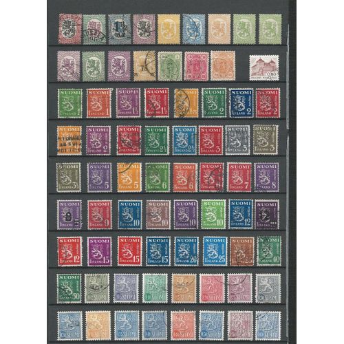 Finlande - Lot De Timbres Divers.