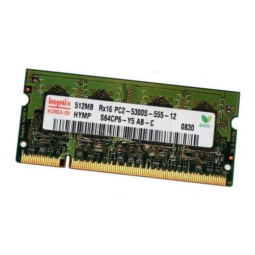 512Mo RAM PC Portable SODIMM HYMP564S64CP6-Y5 AB-C DDR2 PC2-5300S 667MHz