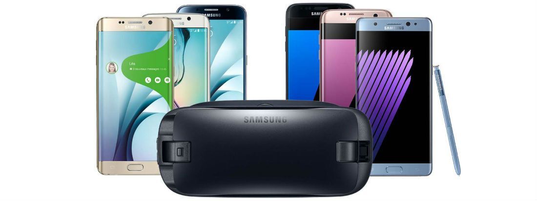 Samsung Gear VR - SM-R323 - casque de r�alit� virtuelle - bleu-noir - pour Galaxy S6, S6 edge, S6 edge+, S7, S7 edge_image_4|Rakuten