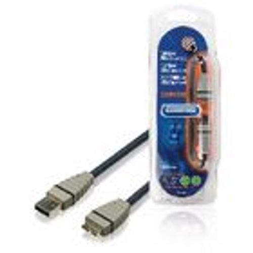 Bandridge - Câble USB - Micro-USB Type B (M) pour USB type A (M) - USB 3.0 - 1 m - bleu