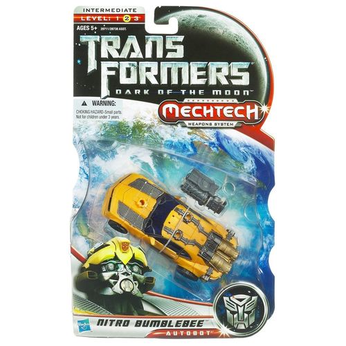 Transformers - Dark Of The Moon - Mechtech - Niveau 2 - Autobot - Nitro-Bumblebee - 13 Cm Réf : 29711