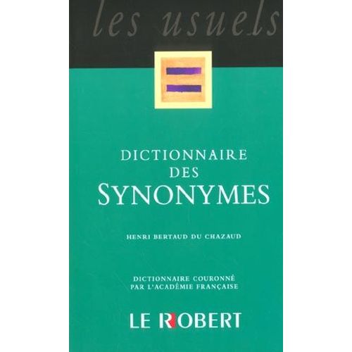 Dictionnaire Des Synonymes