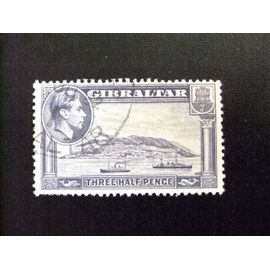 Gibraltar 1938 - 47 Vue De Gibraltar George Vi Yvert Nº 104 º Fu 