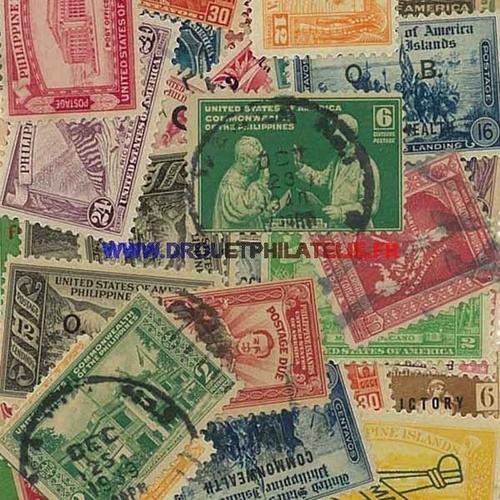 Philippines -  Administration Us - Lot De 50 Timbres Differents