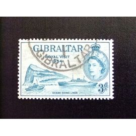 Gibraltar 1954 Visite Royale Yvert Nº 144 º Fu