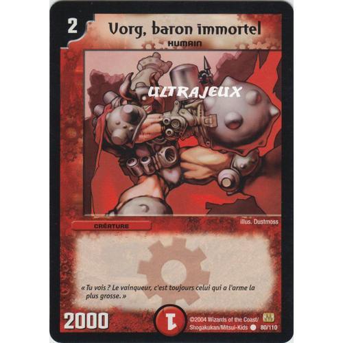 Duel Masters - 80/120 - Edition De Base - Vorg, Baron Immortel - Common