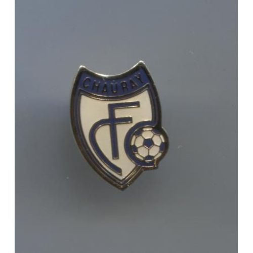Pins Football Chauray 79 Deux Sevres Blason