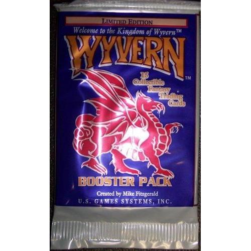 Wyvern Trading Card Game Booster Pack - Game Of Dragons, Dragon Slayers & Treasure Edi 1994