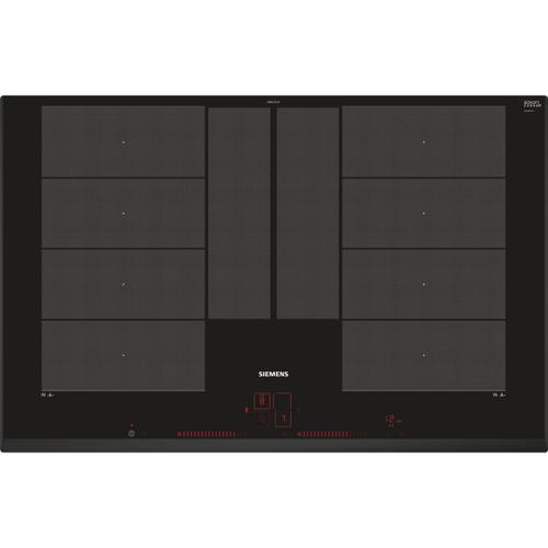 Siemens iQ700 EX851LYC1F - Table de cuisson à induction - 4 plaques de cuisson - Niche - largeur : 75 cm - profondeur : 49 cm - noir - avec cadre biseauté