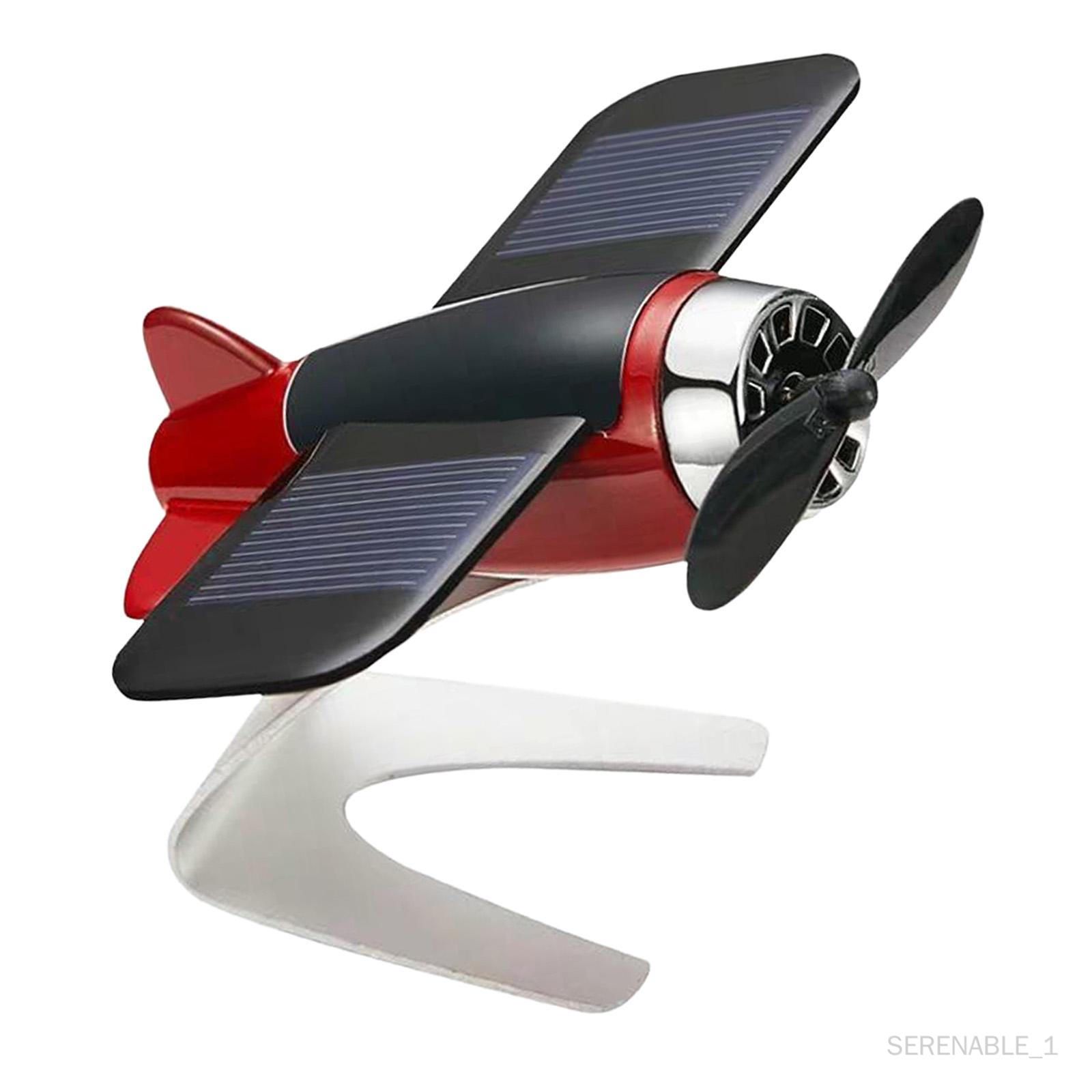 Diffuseur d'arôme d'avion solaire, modèle d'avion solaire avec parfum Rouge