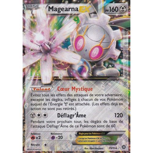 Carte Pokemon - Magearna Ex - 75/114  - 160 Pv - Offensive Vapeur