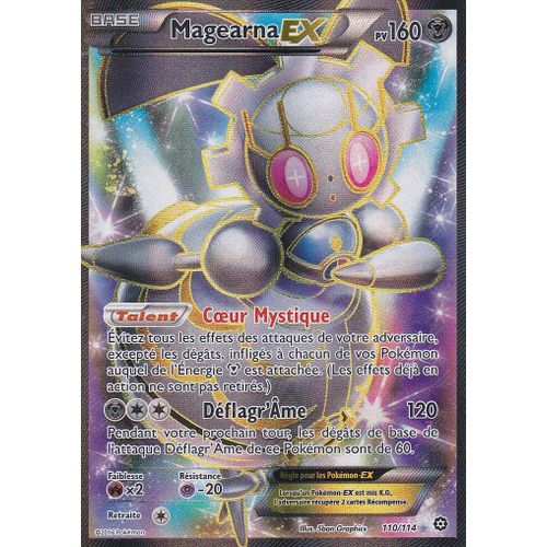 Carte Pokemon - Magearna Ex - 110/114 -  Art 160 Pv - Offensive Vapeur