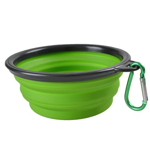 Gamelle Pliable En Silicone Pratique Pour Voyage Extérieur Écuelle À Chat Bol D'alimentation Pour Chien Chat Chiot Plat De Nourriture