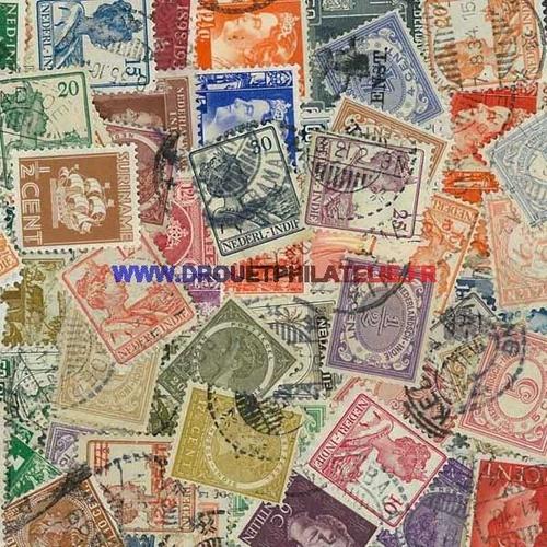 Pays Bas Colonies - Lot De 50 Timbres Differents