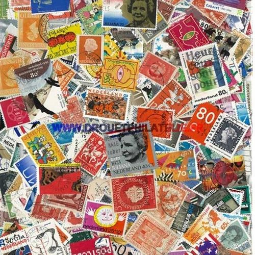 Pays Bas - 100 Timbres Differents Obliteres