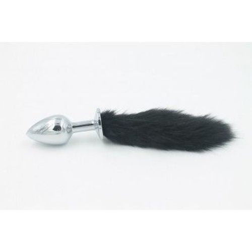 Rosebud - Bijou Plug Anal - Queue Touffue En Couleur - Bleue