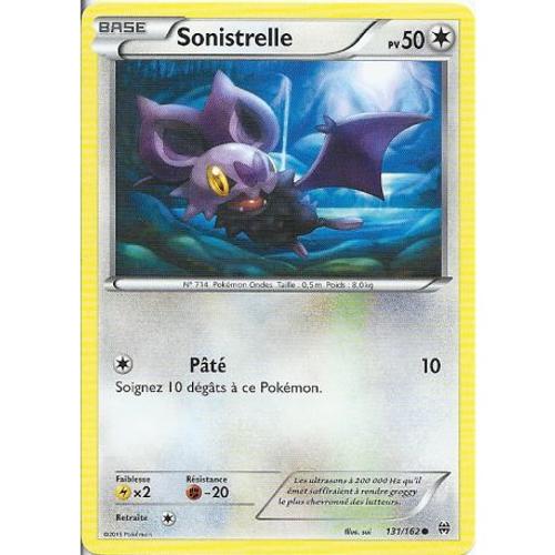 Carte Pokemon - Sonistrelle - Pv 50 - 131/162 - Commune - Vf