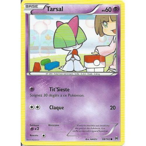 Carte Pokemon - Tarsal - Pv 60 - 68/162 - Commune - Vf