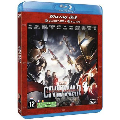 Captain America : Civil War - Blu-Ray 3d + Blu-Ray 2d