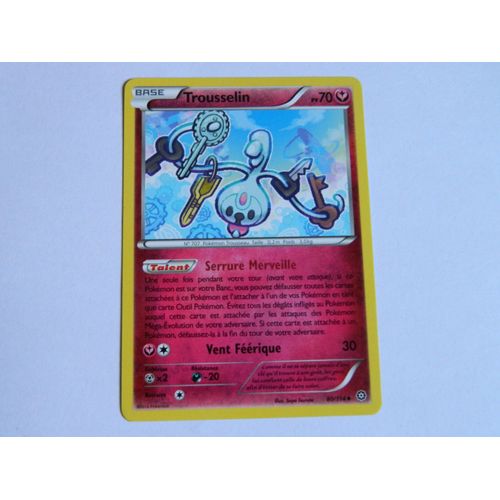 Carte Pokémon Trousselin 80/114