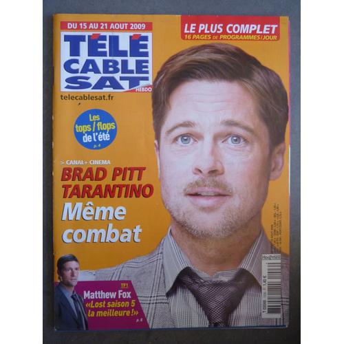 Tél Cable Sat, Brad Pitt Cover, Mélanie Laurent, Matthew Fox,  Renaud Lavillenie, Céline Catalaa...