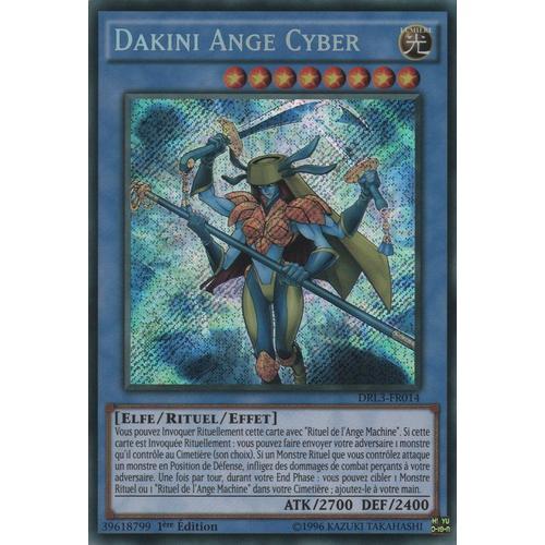 Carte Yu-Gi-Oh - Dakini Ange Cyber - Drl3-Fr014 Secret Rare 1ère Edition
