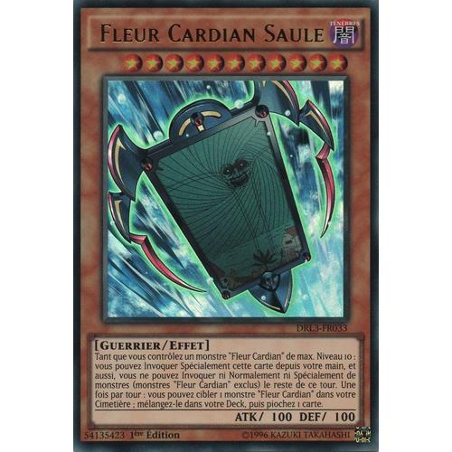 Carte Yu-Gi-Oh - Fleur Cardian Saule - Drl3-Fr033 Ultra Rare 1ère Edition